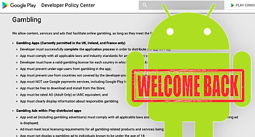 Apps Gambling Android