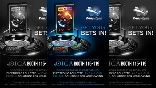 Win Systems will show its leading Gold Club electronic roulette at OIGA
